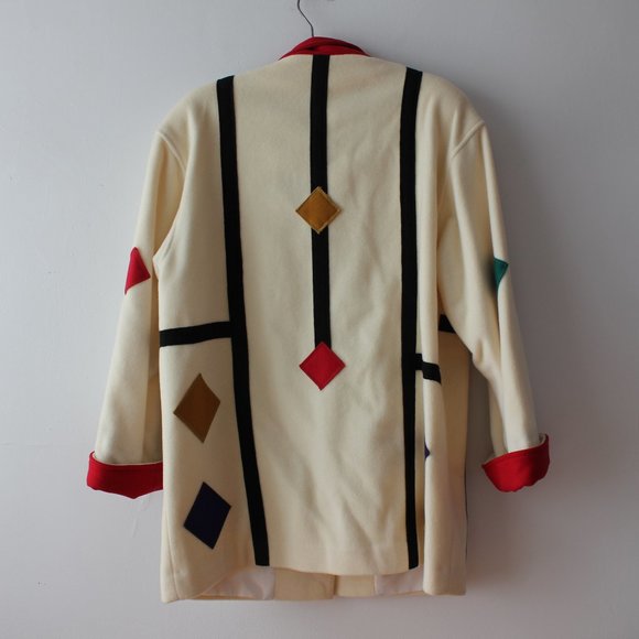 Vintage International Scene Funky Wool Coat - Picture 4 of 15